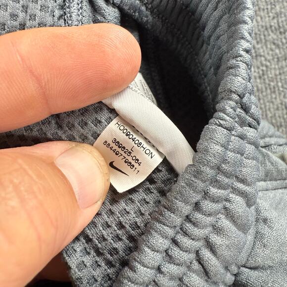 Nike Athletic Pants Men's Large Gray Dri-Fit Zippered Legs Running Basketball - Picture 6 of 10